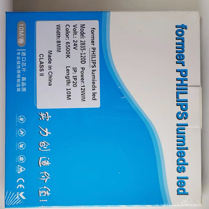 환경 친화적 LED 스트립 라이트 쿨 하얀 CCT 6000K 6500K 준비 주식 무게 0.18kg
