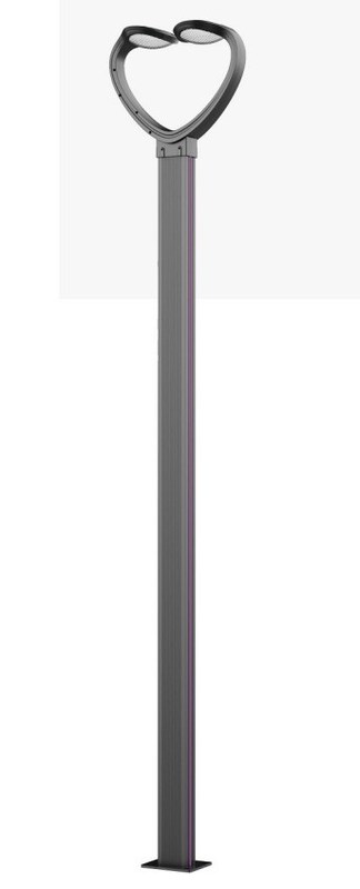 야외 LED 정원 조명 6000K 낮 빛 경고 및 다이  casting 알루미늄 막대